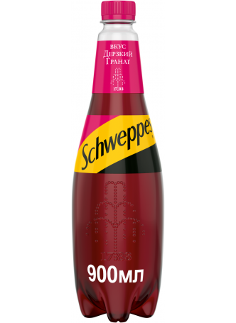 Газированный напиток Schweppes Дерзкий Гранат 0,9л