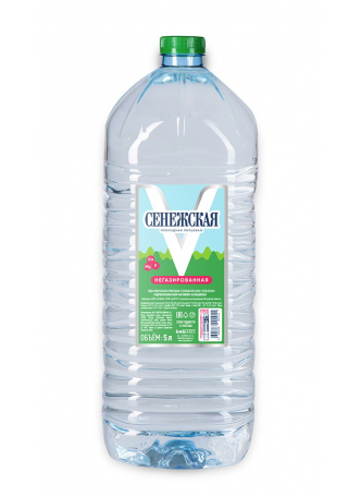 Сенежская Вода минеральная питьевая негазированная 5л оптом