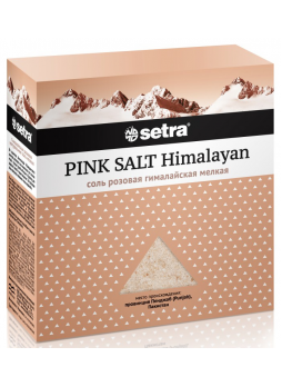 Setra Соль розовая гималайская мелкая, 500г