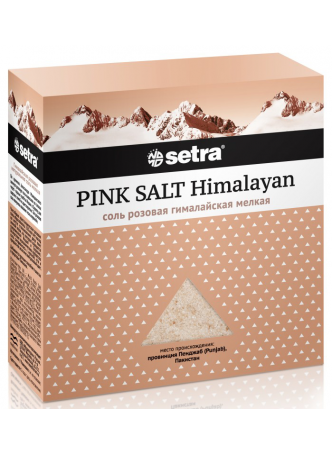 Setra Соль розовая гималайская мелкая, 500г оптом
