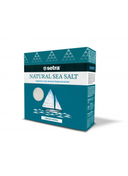 Setra Соль морская йодированная мелкая 500г