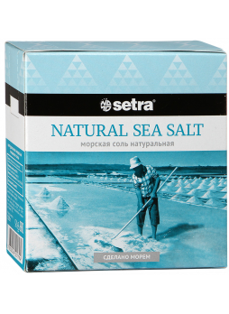 Setra Соль морская натуральная 500г