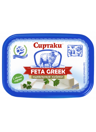 Плавленный сыр Сиртаки Feta Greek 45% 400 г оптом