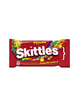 Жевательные конфеты SKITTLES 2 в 1, 38г