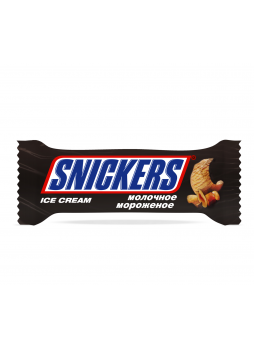 Мороженое молочное SNICKERS с карамелью и арахисом батончик, 48г
