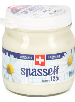 Йогурт SPASSEFF Натуральный 3,5% без заменителя молочных жиров, 125 г