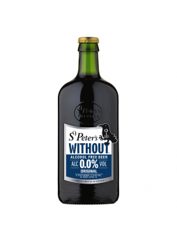 Пиво ST.PETERS Without Original безалкогольное в стеклянной бутылке, 0,5 л