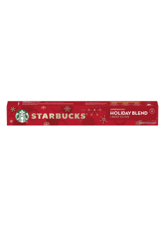 Кофе Starbucks Holiday Blend Limited Edition молотый средней обжарки для системы Nespresso 10 алюминиевых капсул 57 г