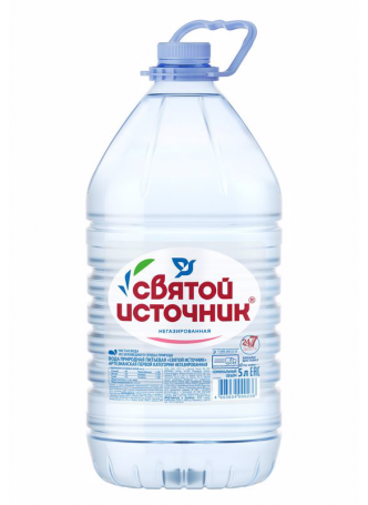 Святой Источник Вода питьевая артезианская негазированная 5л оптом