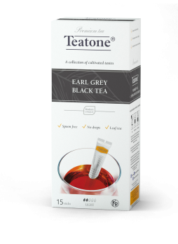 Teatone Чай черный с ароматом бергамота в стиках 15 шт.