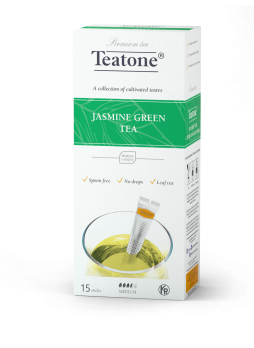 Teatone Чай зеленый с жасмином 15 стиков