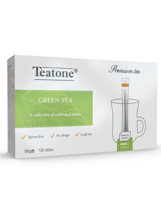 Чай Классический зеленый TEATONE в стиках, 100*1,8г