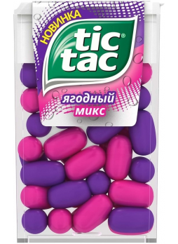 Драже Tic Tac, ягодный микс, 16 г