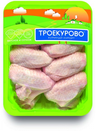 Крылья цыпленка-бройлера ТРОЕКУРОВО, 900г оптом