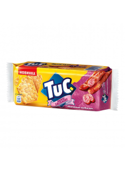Крекеры TUC Original копченые колбаски, 100 г