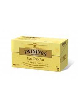 Чай Twinings Earl Grey черный с ароматом бергамота 25 пакетиков по 2 г