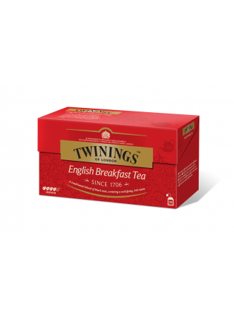 Чай TWININGS English Breakfast Tea, 25х2г оптом