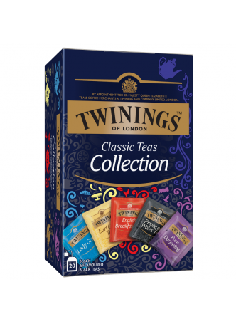 Чай черный Twinings Classic Teas Collection в пакетиках 2г x 20шт оптом