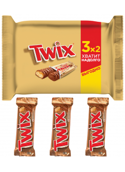 Шоколадный батончик Twix 3*55г