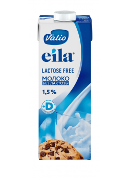 Молоко Valio Eila Zero Lactose ультрапастеризованное безлактозное 1.5% 1л
