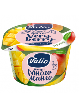Йогурт Valio Clean Label манго 2,6% 180г