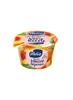 Йогурт Valio Clean Label с персиком 2,6% 180 г
