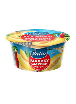 Йогурт VALIO медовая дыня-семена чиа 2,6%, 140г