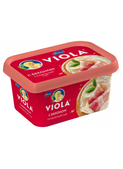 Сыр плавленый Valio Viola с беконом, 400 г БЗМЖ