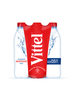 Vittel Вода минеральная столовая/питьевая негазированная 0.5л