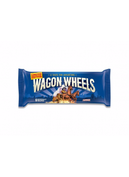 Печенье Wagon Wheels Jammie в шоколаде с прослойкой из суфле и джема 216г