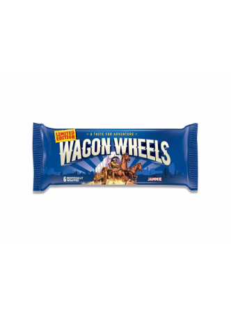 Печенье Wagon Wheels Jammie в шоколаде с прослойкой из суфле и джема 216г оптом