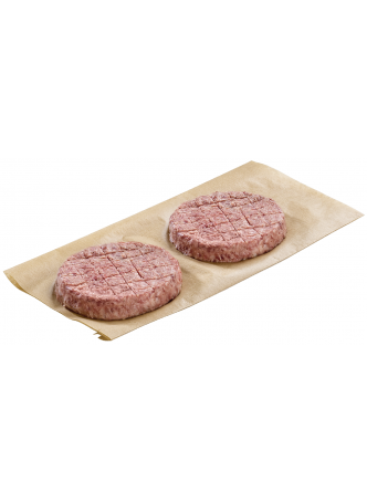Котлеты для бургера ПРАЙМБИФ из мраморной говядины охлажденные, 640 г оптом
