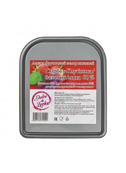 Мороженое Сорбет клубника\базилик\мята,55%фруктов,2.4л\1.8 кг,Dulce de Leche,Россия(5050)(КОД 16408)