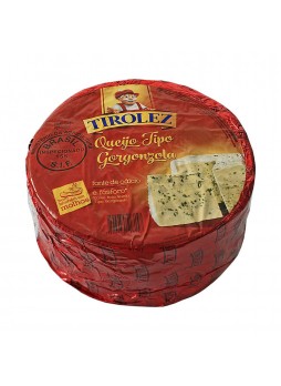 Сыр Горгонзола с голубой плесенью 50% ~3кг БЗМЖ, Tirolez™ SIF 155, Бразилия (КОД 11671) (О°С)