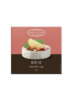 Сыр Бри Brie мягкий с белой плесенью 50% 125гр x 8шт кор. БЗМЖ Томмолоко Россия (КОД 14074) (О°С)