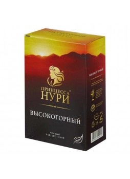 Чай черный листовой высокогорный, 100г., карт. упак., Принцесса Нури, Россия, (КОД 52888) (+18°С)