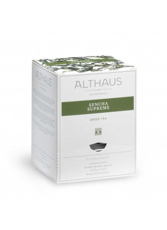 Чай зеленый пакетир.д/чашек пирамидки Сенча Суприм,15х2,75гр,Althaus,Германия(920)(КОД 87532) оптом