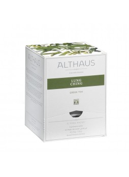 Чай зеленый  пакетир. д/чашек пирамидки Лунг Чинг  10х(15х2,75гр), Althaus, Германия(925)(КОД 87533)