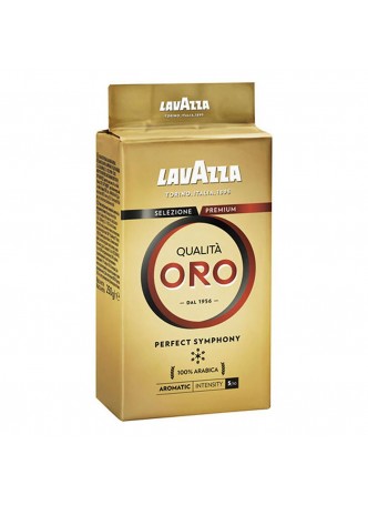 Кофе молотый Qualita Oro, 250г, в/у, Lavazza, Италия, (КОД 34530) (+18°С)