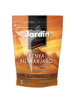Кофе растворимый сублимированный Кения Килиманджаро 150г, пакет, Жардин, Россия, (КОД 34540) (+18°С)