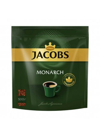 Кофе растворимый Monarch, 500г., пакет, Jacobs, Россия, (КОД 84874) (+18°С) оптом