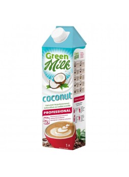 Молоко кокосовое на соевой основе Professional 1л tetra pak Green Milk™ Россия (КОД 31535) (0°С)