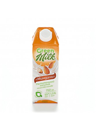 Напиток на рисовой основе Миндаль 0,75л Green Milk оптом