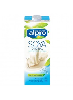 Молоко соевое 1,9% с кальцием 1л тетра пак Alpro® Бельгия (напиток) (КОД 48205) (0°С)