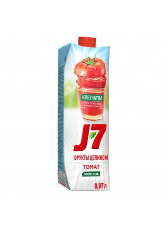 Сок томатный с солью с мякотью, 970мл. х 12шт., пакет Тетра Пак, J-7, Россия, (КОД 32947) (+18°С) оптом
