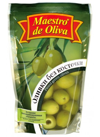 Оливки Maestro de Oliva без косточки 175г оптом