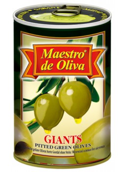 Оливки Maestro de Oliva гигантские  без косточки 420г оптом