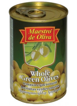 Оливки Maestro de Oliva с косточкой 300г оптом