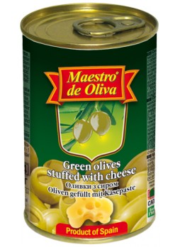 Оливки Maestro de Oliva  с сыром 300г оптом