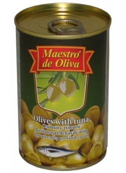 Оливки Maestro de Oliva с тунцом 300г оптом